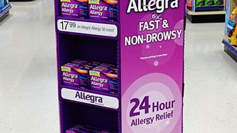 Allegra Walgreens Floorstand