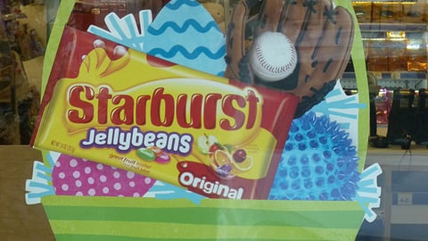 Walgreens Starburst Easter Window Cling
