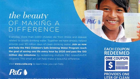 P&G Children's Safe Drinking Water FSI
