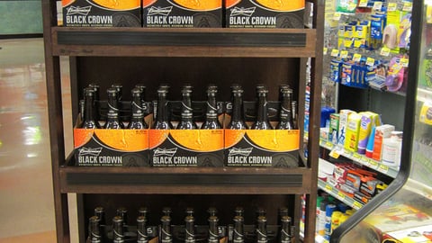 Budweiser Black Crown Video Floorstand