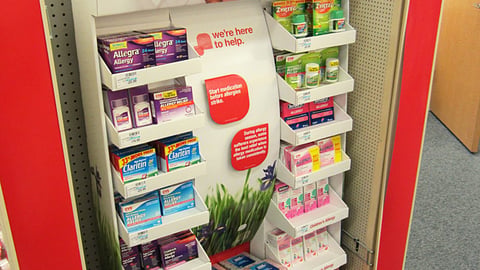 CVS 'Care & Prepare' Allergy Relief Endcap