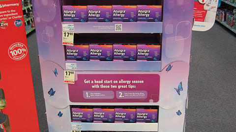 Allegra 'Get Ready Now' Endcap