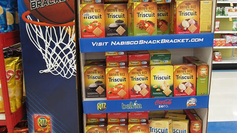 Nabisco 'Snack Bracket' Floorstands