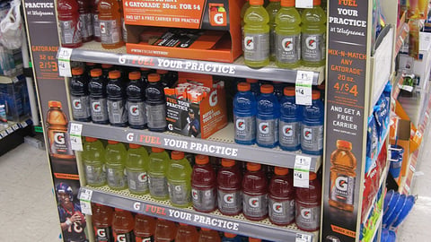 Gatorade Walgreens 'Fuel Your Practice' Endcap