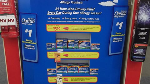 Claritin CVS 'ExtraCare' Endcap