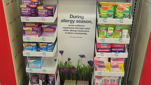 CVS 'Are You Prepared?' Allergy Relief Endcap
