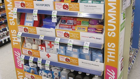 Walgreens 'First Aid Case' Endcap