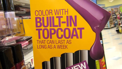 CoverGirl Outlast Shelf Talker