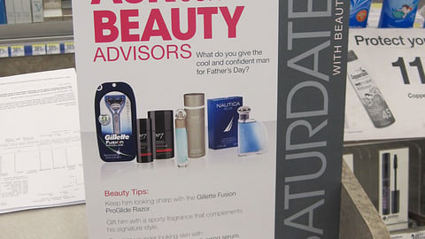 Walgreens 'SaturDate With Beauty' Counter Card