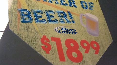 QFC Bud Light 'Summer of Beer' Ceiling Pennant