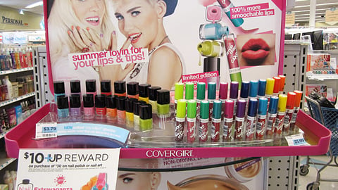 Rite Aid 'Nail Extravaganza' Shelf Sign