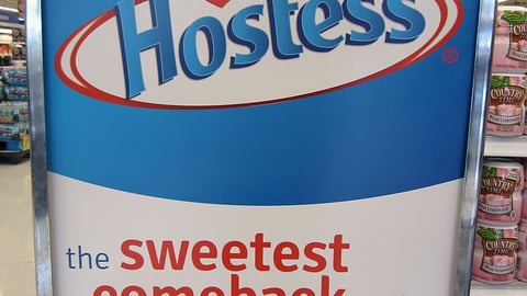 Hostess 'Sweetest Comeback' Stanchion Sign