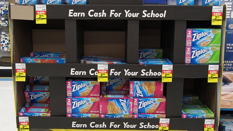 Ziploc 'Box Tops for Education' Pallet