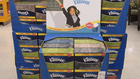 Kleenex 'Start Strong' Floorstands