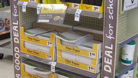 Walgreens 'A Good Deal for School' Endcap