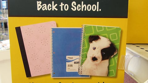 Rite Aid 'Back to School' Shelf Talker