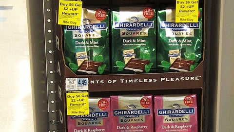 Rite Aid Ghiradelli 'Back to School' Header