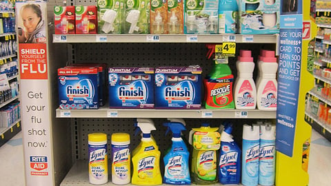Rite Aid Reckitt Benckiser 'Back to School' Endcap