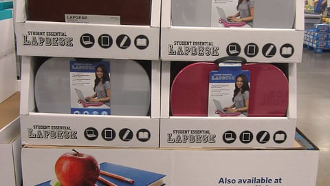 Sam's Club Back to School Lap Desk Pallet