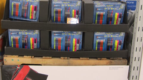 Newell Rubbermaid Sam's Club Back to School Pallet