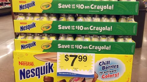 Nesquik Crayola Savings Back to School Pallet