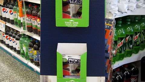 K-C/Colgate Publix 'Pick Up the Values' Standee