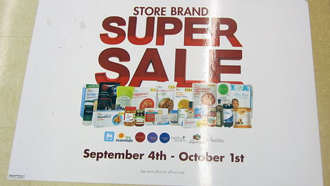 Food Lion 'Store Brand Super Sale' Floor Decal