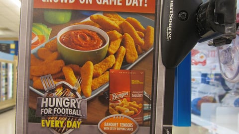 Banquet 'Hungry for Football' Cooler Sign