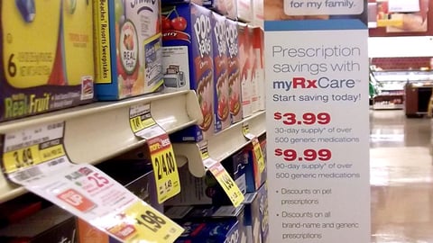 Albertsons 'MyRxCare' Aisle Violator