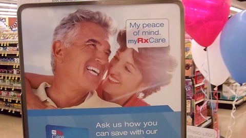 Albertsons 'MyRxCare' Stanchion Sign