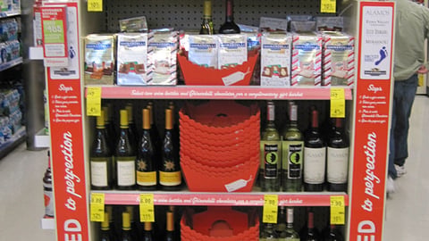 Walgreens 'Paired to Perfection' Endcap