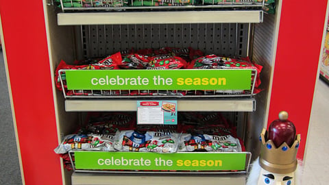 CVS M&M's 'Celebrate the Season' Endcap