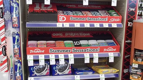 Walgreens Nabisco 'One Direction' Endcap