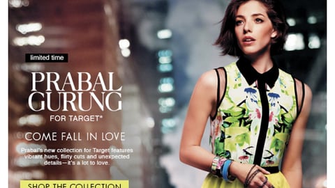 Target Prabal Gurung Email