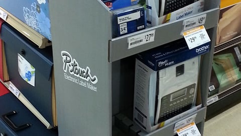 P-Touch OfficeMax 'Big Deals' Floorstand