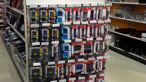 OfficeMax 'New Year. New Ink' Endcap