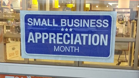 OfficeMax 'Small Business Appreciation Month' Door Cling