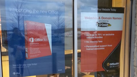 OfficeMax Window Posters
