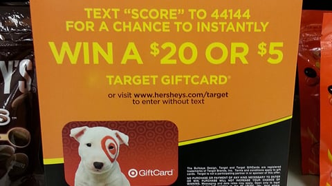 Hershey Target 'Score' Shelf Blocker