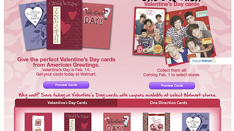 American Greetings Walmart.com Valentine's Day Showcase