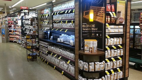 Safeway Starbucks Display