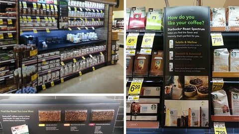 Safeway Starbucks In-Line Display