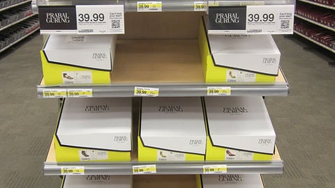 Target Prabal Gurung Footwear Endcap