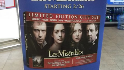 Walmart 'Les Miserables' Security Wrap