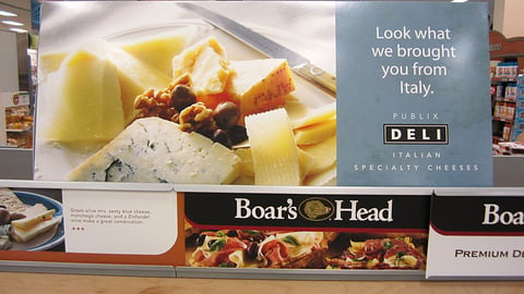 Publix Deli 'From Italy' Header