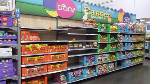 Walmart 'Easter' In-Line Merchandising