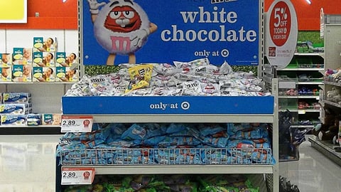 Target M&M's Easter Endcap
