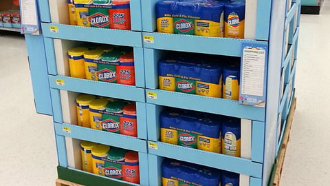 Clorox Walmart 'Say Hello To Spring' Pallet
