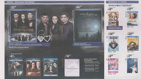 Best Buy 'Breaking Dawn Part 2' Feature
