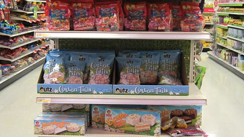 Target 'Hidden Treasures Inside' Snack Endcap